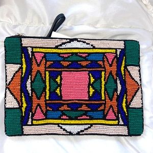 Multicolored Wristlet Purse